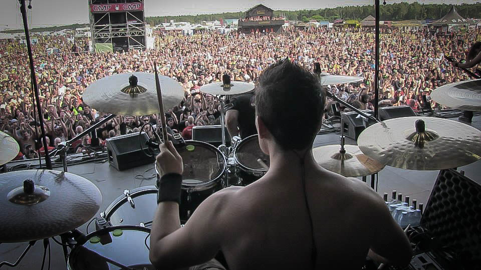 Oli Beaudoin (2014) with Kataklysm live at With Full Force Festival 3